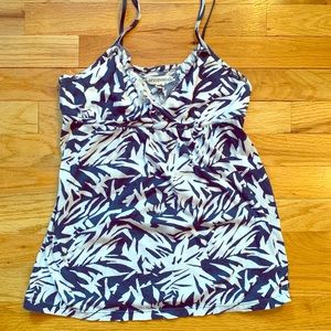 Aeropostale Blue and White Women’s Top